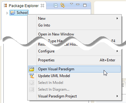 visual paradigm in eclipse