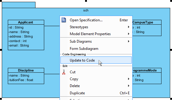 How to Generate Source Code from UML in Visual Studio?