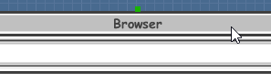 Clicking on browser window's title bar