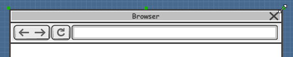 Resizing browser window