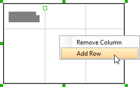 Adding row to a table