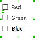 Entering the value of a checkbox