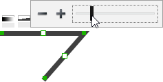 Adjusting line width