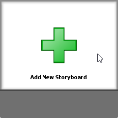 To add a storyboard