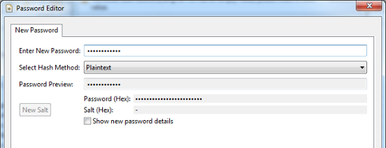 Password entered