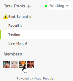 Open another team member's My Tasks page