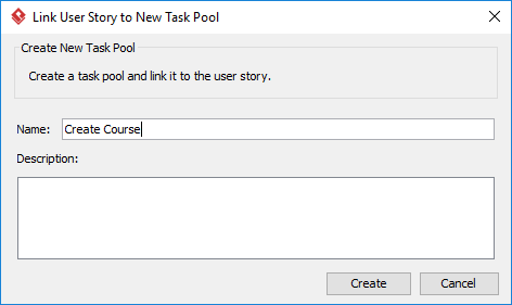 Confirming the creating of Task Pool