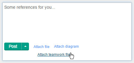 Attach a Teamwork File